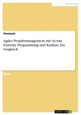 Agiles Projektmanagement mit Scrum, Extreme Programming und Kanban. Ein Vergleich