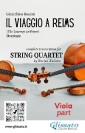 Viola part of "Il viaggio a Reims" for String Quartet
