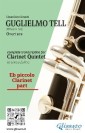 Eb piccolo Clarinet part of "Guglielmo Tell" for Clarinet Quintet