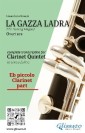 Eb piccolo Clarinet part of "La gazza ladra" for Clarinet Quintet