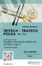 3. Bb Clarinet part of "Tritsch - Tratsch Polka" for Flexible Woodwind quintet and opt.Piano