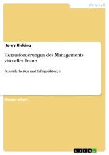 Herausforderungen des Managements virtueller Teams