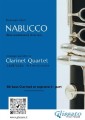 (Bb bass Clarinet or Soprano 4) Nabucco for Clarinet Quartet