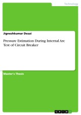 Pressure Estimation During Internal Arc Test of Circuit Breaker