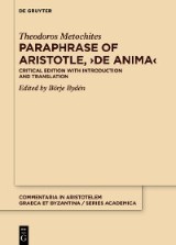 Paraphrase of Aristotle, ›De anima‹