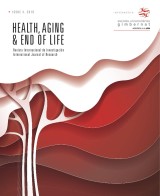 Health, Aging & End of Life. Vol. 4 2019