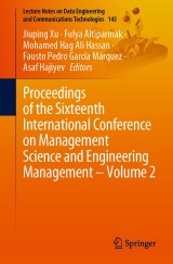 Proceedings of the Sixteenth International Conference on Management Science and Engineering Management - Volume 2
