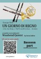 Bassoon part of "Un giorno di regno" for Woodwind Quintet