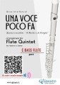 C Bass Flute part of "Una voce poco fa" for Flute Quintet
