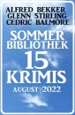Sommer Bibliothek 15 Krimis August 2022