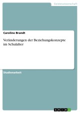 Veränderungen der Beziehungskonzepte im Schulalter