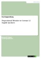 Prepositional Mistakes in German L2 English Speakers
