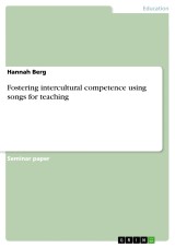 Fostering intercultural competence using songs for teaching