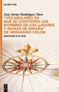 “Vocabulario en que se contienen los nombres de los lugares y reinos de España” de Hernando Colón