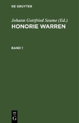 Honorie Warren. Band 1