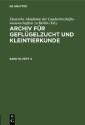 Archiv für Geflügelzucht und Kleintierkunde. Band 16, Heft 4