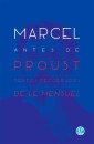 Marcel antes de Proust