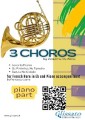 Piano accompaniment part: 3 Choros by Zequinha De Abreu for Eb Horn and Piano