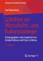 Schriften zur Wirtschafts- und Kultursoziologie