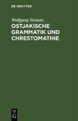 Ostjakische Grammatik und Chrestomathie