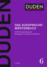 Duden - Das Aussprachewörterbuch