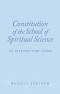 Constitution of the School of Spiritual Science