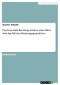 Psychosoziale Beratung. Analyse eines fiktiv durchgeführten Beratungsgespräches