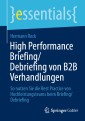 High Performance Briefing/Debriefing von B2B Verhandlungen
