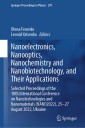 Nanoelectronics,  Nanooptics, Nanochemistry and Nanobiotechnology, and Their Applications