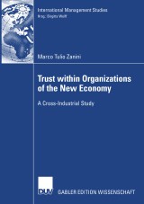 Trust within Organizations of the New Economy