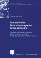 Internationales Vertriebsmanagement für Industriegüter