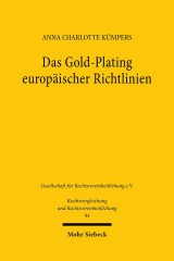 Das Gold-Plating europäischer Richtlinien