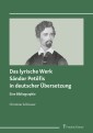 Das lyrische Werk Sándor Pet?fis in deutscher Übersetzung