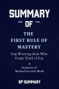 Summary of The First Rule of Mastery by Michael Gervais