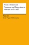 Freedom and Resentment / Freiheit und Groll. Englisch/Deutsch. [Great Papers Philosophie]