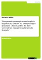 "Kompensationsstrategien zum Ausgleich linguistischer Defizite bei zweisprachigen Sprechern- Überblick über die dabei verwendeten Strategien und spanische Beispiele“.