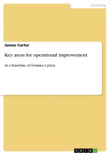 Key areas for operational improvement