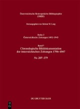 Chronologische Bilddokumentation der österreichischen Zeitungen 1796-1847