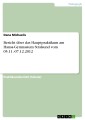 Bericht über das Hauptpraktikum am Hansa-Gymnasium Stralsund vom 05.11.-07.12.2012