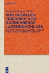 Vor 'Novalis' - Friedrich von Hardenbergs Jugendnachlass