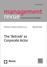 The 'Betrieb' as Corporate Actor