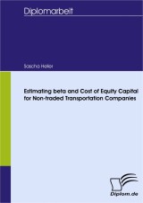 Estimating beta and Cost of Equity Capital for Non-traded Transportation Companies
