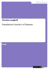 Populations Genetics of Humans