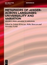 Metaphors of ANGER across Languages: Universality and Variation