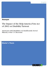 The Impact of the Help America Vote Act of 2002 on Disability Turnout