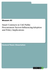 Smart Contracts in UAE Public Procurement. Factors Influencing Adoption and Policy Implications