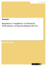Regulatory Compliance on Financial Performance of Deposit Taking SACCOs
