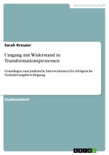 Umgang mit Widerstand in Transformationsprozessen