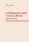 Schriftenverzeichnis Michael Knüppel (1996-2024)