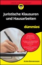 Juristische Klausuren und Hausarbeiten für Dummies